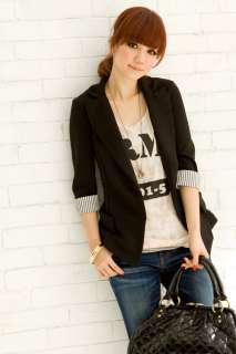 CHIC SLIM ONE BUTTON SHORT BLAZER COAT 1597  