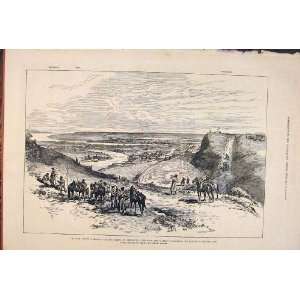  War Railway Bridge Sereth Barboschi Sketch Print 1877 