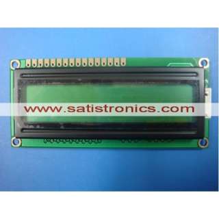 2pcs HD44780 16x2 LCD module Green backlight 1pcs + 2pcs 20 pin header