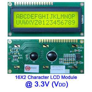 Character LCD Module Display LCM 1602 16X2 162 @ 3.3V  