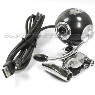 BLACK 16M HD WEBCAM CAMERA MIC WITH STAND FOR PC LAPTOP  