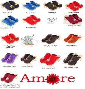 College Team Clogs   New  Pick your Favorite 1!  