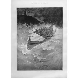  To The Rescue By Seppings Wright Antique Print
