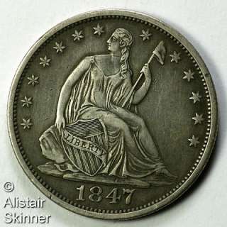 1847 O Seated Half Dollar XF/AU  