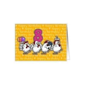    Chicken Birthday Parade   Eight Years Old Card Toys & Games