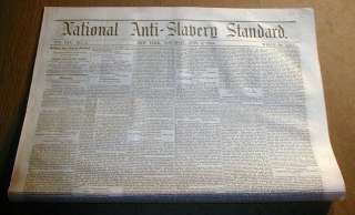   newspaper w Petition for passage 13th amendment outlaw slavery  