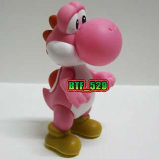 New Super Mario Brothers Action Figure ( 41/2 Pink Yoshi )  