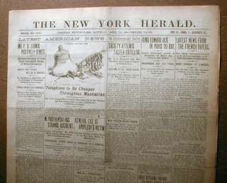 1905 Paris newspaper w BUFFALO BILL Wild West Show AD  