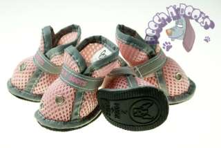 Pooch Boots SUMMER Series PINK Size 0/XXS Yorkies  