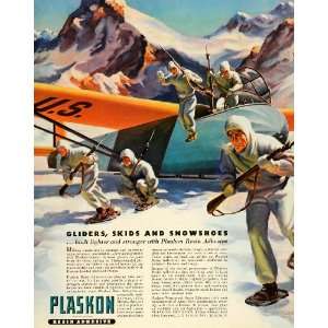   WWII War Production Snowshoe Troops Bayonet   Original Print Ad: Home