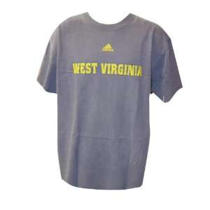  West Virginia Mountaineers Vintage Style T Shirt: Sports 