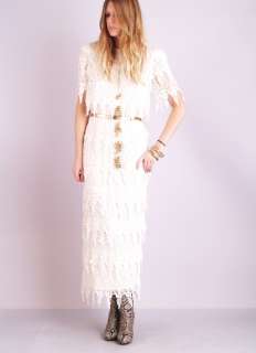  Dreamy 1970s dress. Angelic. Full crochet 
