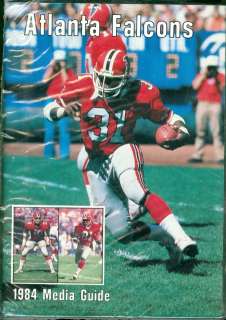1984 Atlanta Falcons Media Guide William Andrews Cover Never Opened 