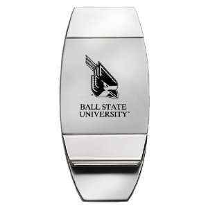 Ball State University   Two Toned Money Clip  Sports 