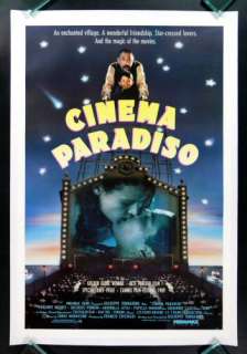 CINEMA PARADISO * 1SH ORIGINAL MOVIE POSTER 1988  