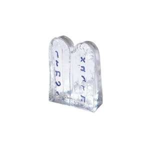   Paperweight with the Ten Commandments in Glass: Everything Else