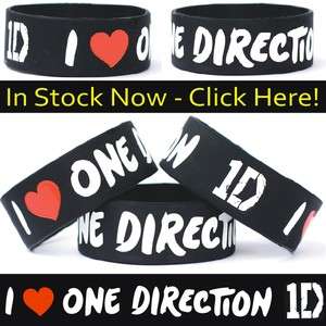Love One Direction 1D Custom Wide Bracelet Wristband New Band Big 