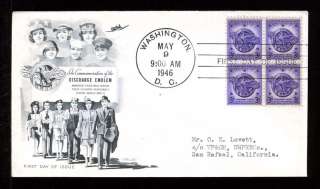 1946 honorable discharge first day cover scott 940 22 1st cachet by 