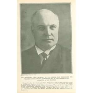    1915 Print Franklin L Lane Secretary of State 