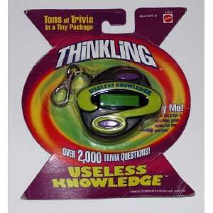  USELESS KNOWLEDGE QUESTIONS HANDHELD LCD GAME: Toys 