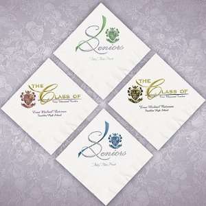  Class of 2012 Persoanlized Graduation Design Napkins White 