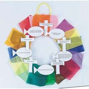  Ten Commandments Wreath Craft Kit (Makes 24): Toys & Games