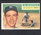 1956 topps 225 GIL MCDOUGALD YANKEES EX  