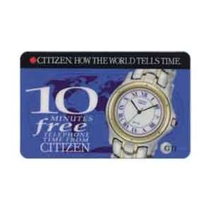   10m Citizen. How The World Tells Time Wrist Watch & World Map Promo