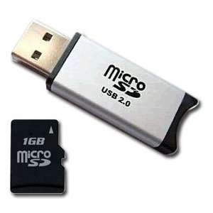 Micro SD Card Reader   Fast USB 2.0 Adapter for MicroSD cards up to 