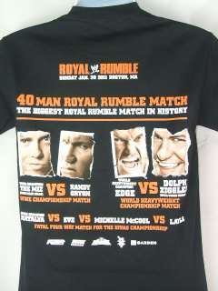 2011 Royal Rumble 40 man WWE Authentic T shirt NEW  