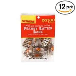 Sathers Peanut Butter Bars, 1.75 Ounce Grocery & Gourmet Food