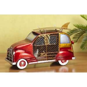   Unique Woody Station Wagon Car Table Top Figure Fan: Home & Kitchen
