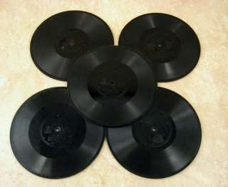 Lot of 5 Edison Diamond Disk Records   80399 50582 80611 50629 80276 