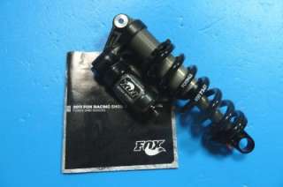 2011 FOX DHX RC2 COIL REAR SHOCK ( 7.875X 2.25 , BOOSTVALVE)  