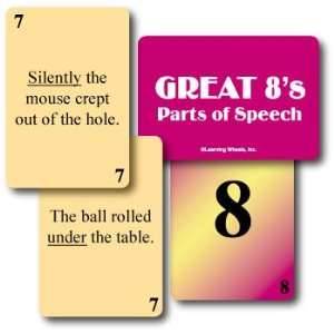  Great 8s Parts of Speech (Grades 3 Up) Toys & Games