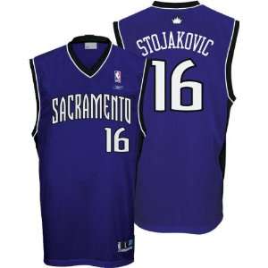 com Peja Stojakovic Purple Reebok NBA Replica Sacramento Kings Jersey 