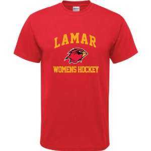   Cardinals Red Youth Womens Hockey Arch T Shirt
