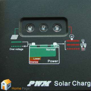 20A PWM Solar Laderegler 12V/ 24V Auto. Solarregler Solapanel 