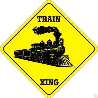 Train Xing Sign   Many Vehicle Crossings Available  