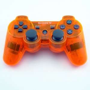  New PS3 DualShock 3 Wireless Controller Transparent Orange 