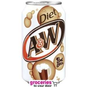 Root Beer Diet, 12 oz Can (Pack of 24):  Grocery 