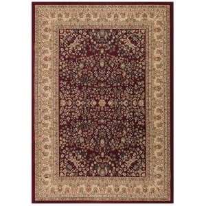  Couristan Floral Mashhad/Persian Red Rug: Home & Kitchen