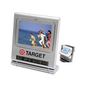  Dry erase board and photo frame with LCD alarm clock and 