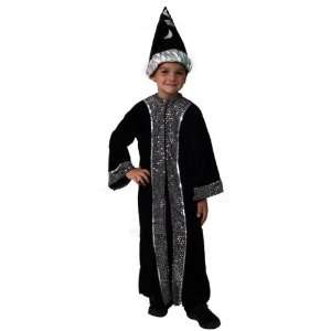   Wizard Magician Robe & Hat Dressup Halloween Costume size 6/8 Toys