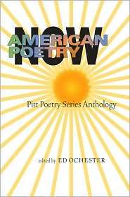 American Poetry Now Pitt Poetry Series Anthology, (082295964X), Ed 