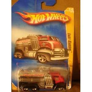 HOT WHEELS 2009 NEW MODELS RED CAB 14/42 FAST GASSIN OIL SUPPLY TRUCK 