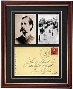 Wyatt Earp Old West Autograph Letter Signed Signature  