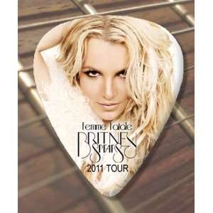  Britney Spears 2011 Tour Premium Guitar Pick x 5 Medium 