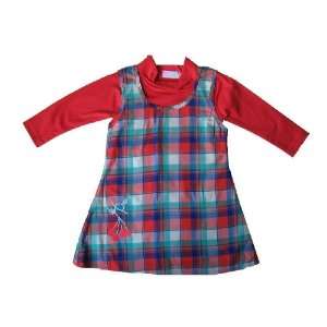   Infant and Toddler Girls Red Winter Jumper Dress Sizes 3M to 6T: Baby