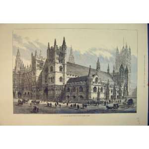  1884 Proposed Restorations Westminster Hall Building